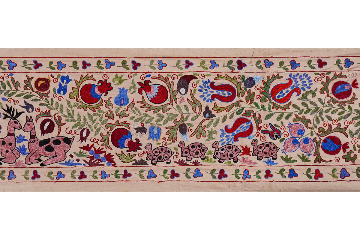 El İşlemesi Suzani Yolluk 51 x 190 cm