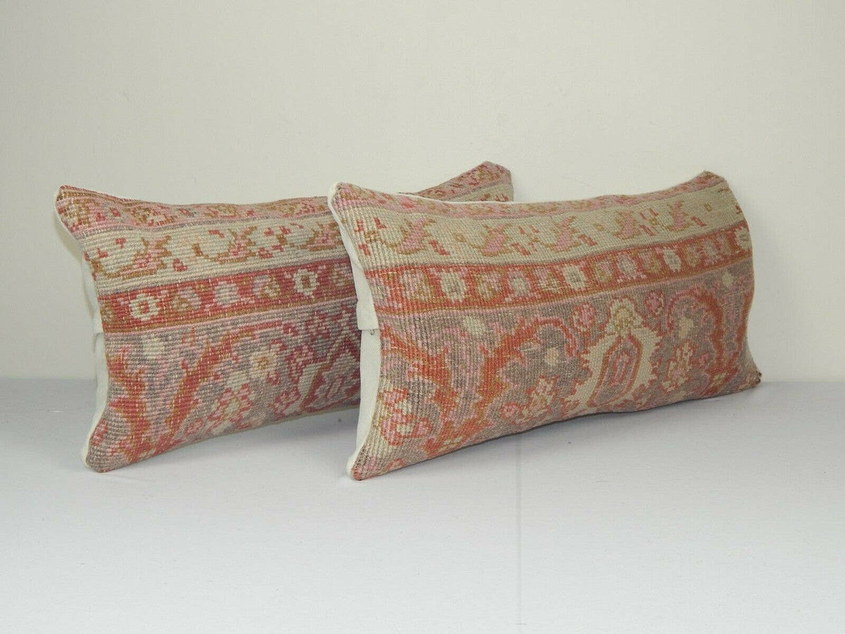 Halı Kırlent Kılıfı 2'li Set 30 x 60 cm