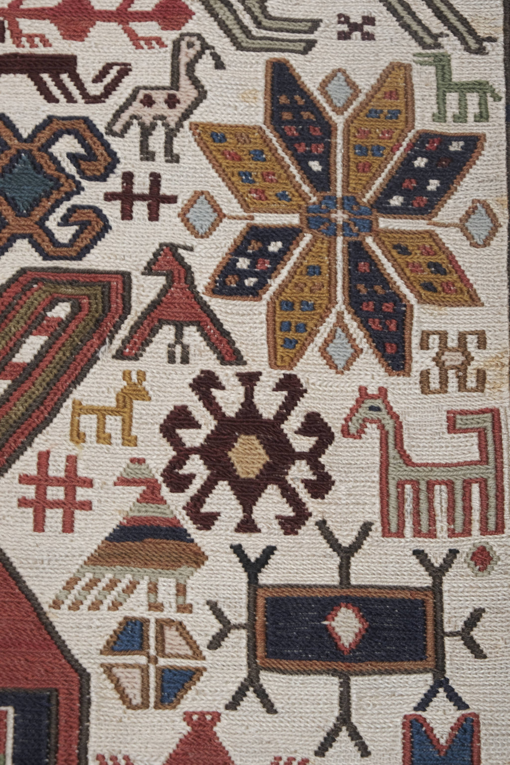 Vintage Türk Sumak Halı 107 x 192 cm