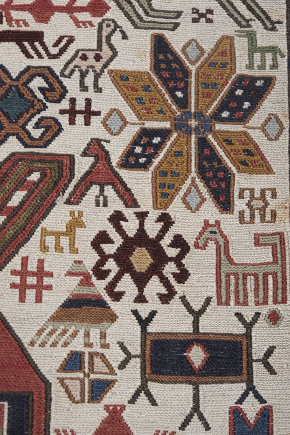 Vintage Türk Sumak Halı 107 x 192 cm