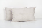 Özbek Baskılı Kırlent Kılıfı 2'li Set 38 x 58 cm