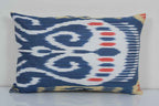 İpek Ikat Kadife Kırlent Kılıfı 30 x 46 cm
