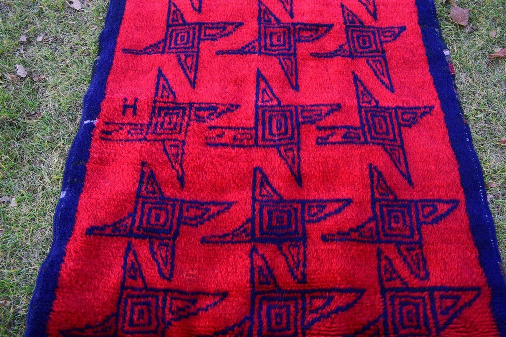 Vintage Türk Tulu Halı 114 x 182 cm