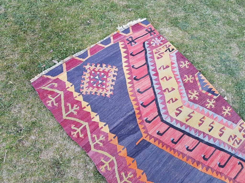 Vintage Kilim Yolluk 83 x 337 cm