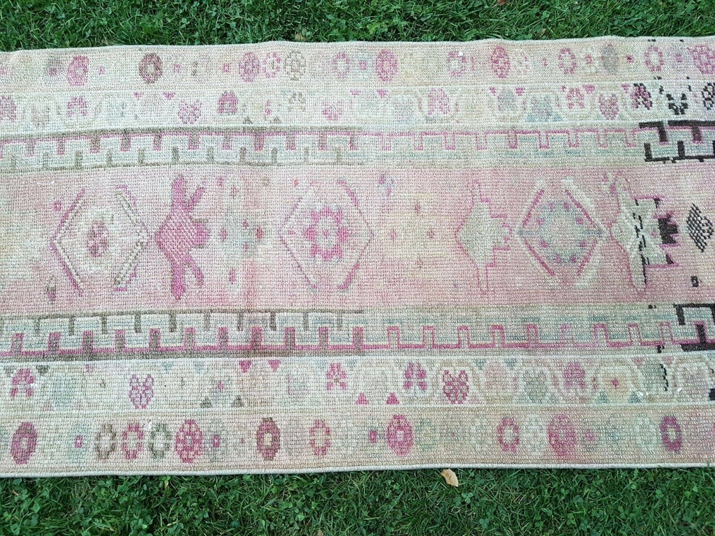 Vintage Kürt Halı Yolluk 85 x 397 cm