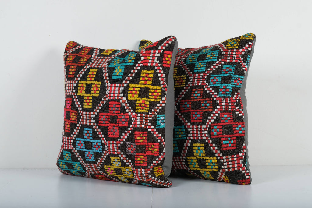 Kilim Kırlent Kılıfı 2'li Set 48 x 48 cm