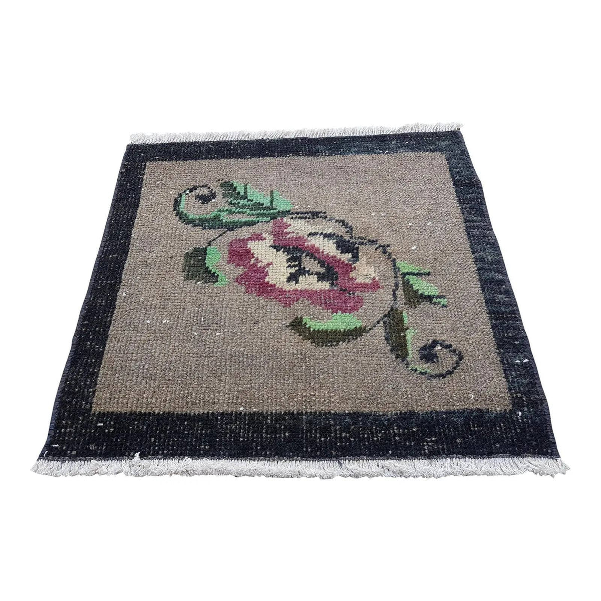 Vintage Türk Halı 54 x 50 cm