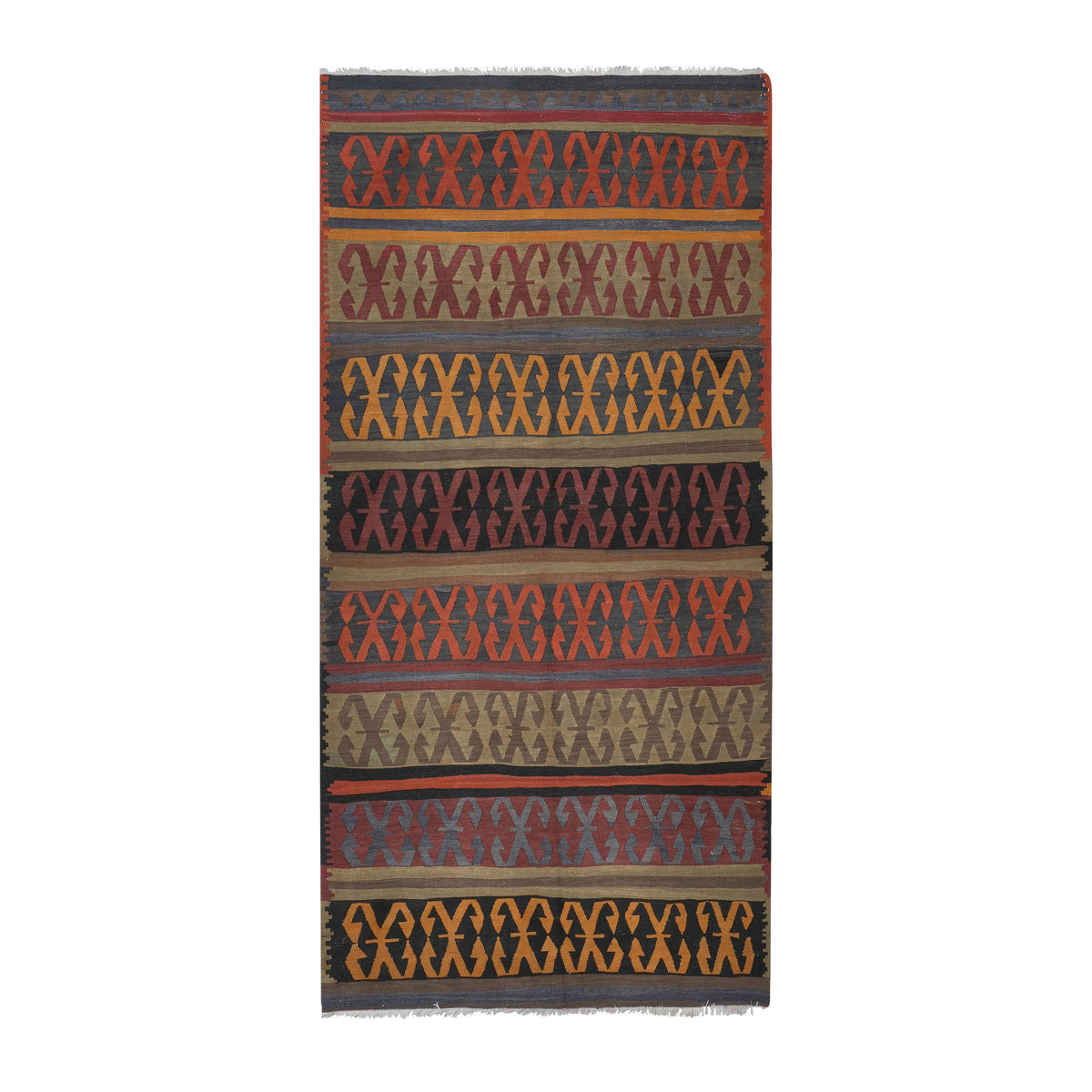 Vintage Konya Kilim Yolluk 151 x 307 cm