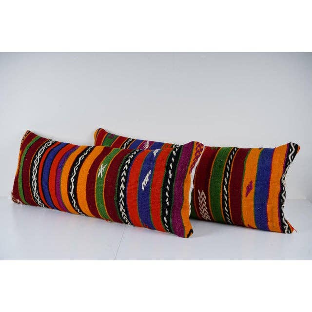 Kilim Kırlent Kılıfı 2'li Set 41 x 102 cm
