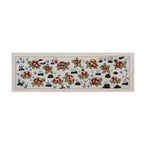 Kaplumbağa Desenli Suzani Yolluk 50 x 148 cm