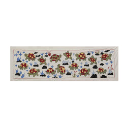 Kaplumbağa Desenli Suzani Yolluk 50 x 148 cm