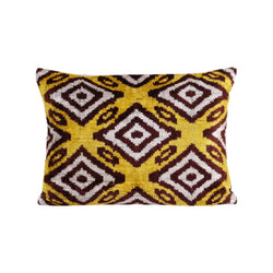 İpek Ikat Kadife Kırlent Kılıfı 2'li Set 42 x 57 cm