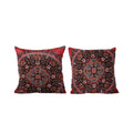 İpek Ikat Kadife Kırlent Kılıfı 2'li Set 60 x 60 cm