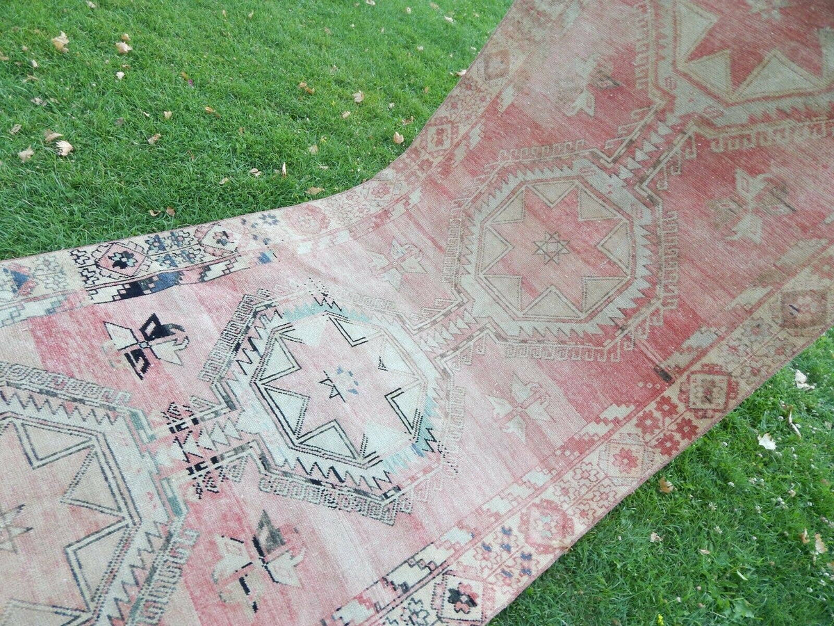 Vintage Uşak Yolluk 137 x 363 cm