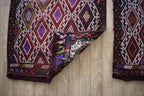 Vintage Kilim Yastık Halı 2'li Set 55 x 105 cm