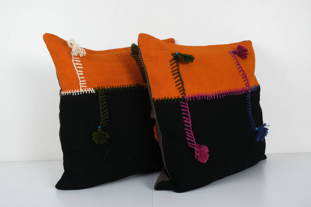 Kilim Kırlent Kılıfı 2'li Set 60 x 60 cm