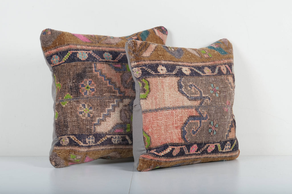 Halı Kırlent Kılıfı 2'li Set 38 x 40 cm