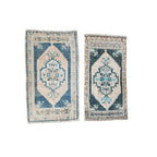 Vintage Türk Yastık Halı 2'li Set 51 x 97 cm