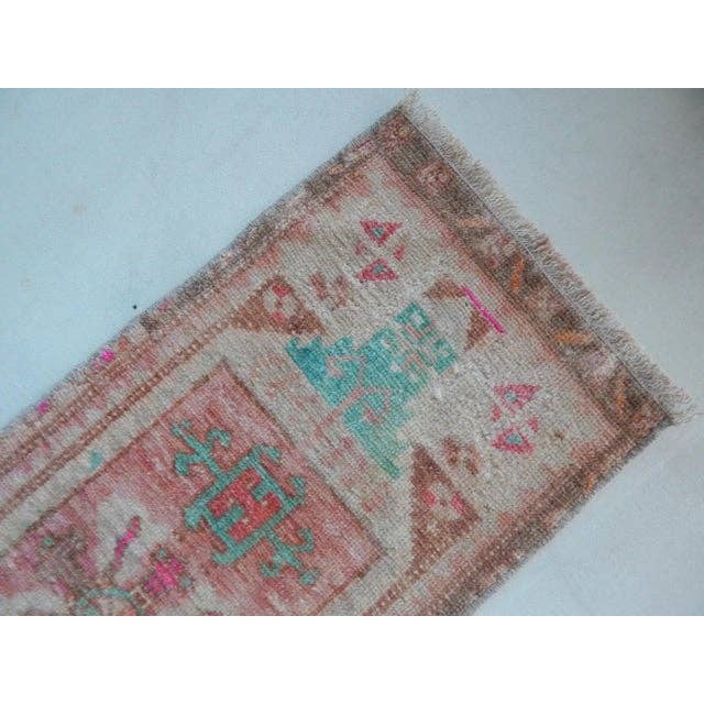 Vintage Türk Halı 42 x 100 cm