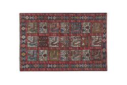 Vintage Türk Sumak Halı 120 x 185 cm
