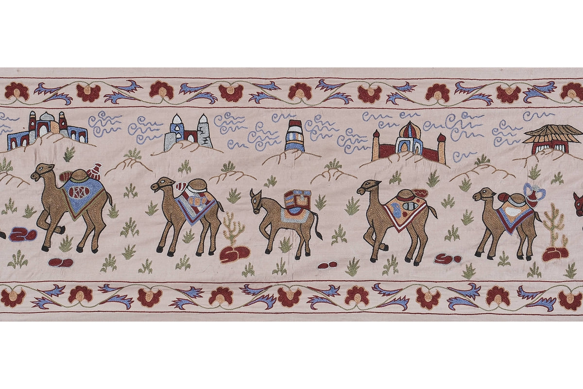 El İşlemesi Suzani Yolluk 54 x 190 cm
