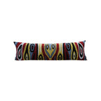 İpek Ikat Kadife Kırlent Kılıfı 35 x 120 cm