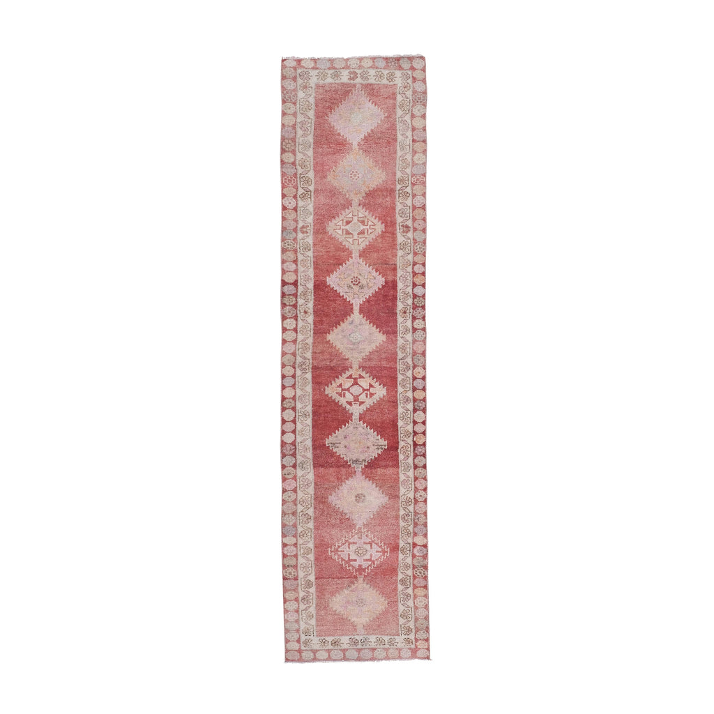 Vintage Herki Halı Yolluk 90 x 375 cm