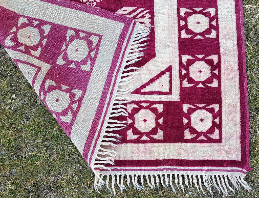 Vintage Kürt Halı Yolluk 105 x 372 cm