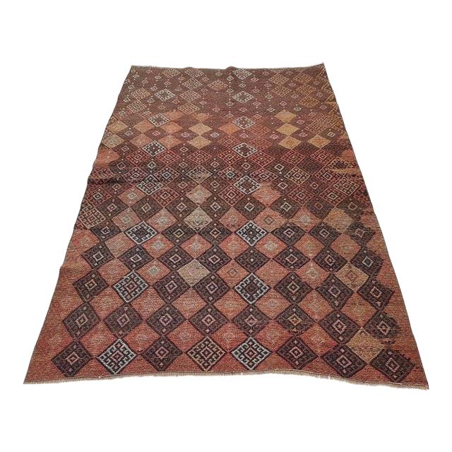 Vintage Türk Sumak Halı 128 x 190 cm