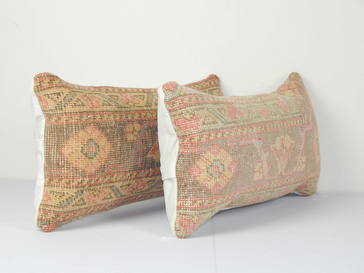 Halı Kırlent Kılıfı 2'li Set 27 x 56 cm