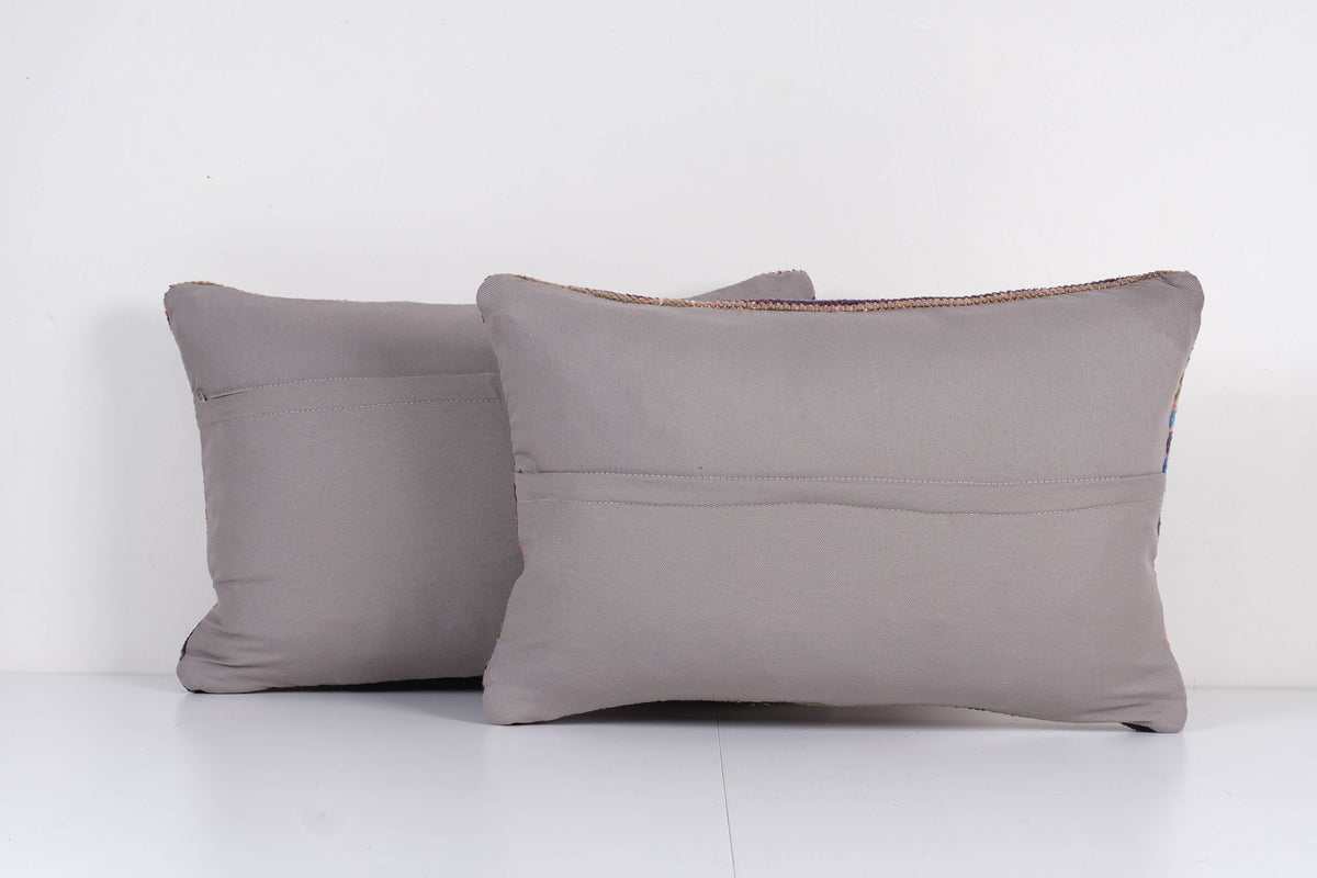 Halı Kırlent Kılıfı 2'li Set 40 x 60 cm