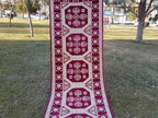 Vintage Kürt Halı Yolluk 105 x 372 cm