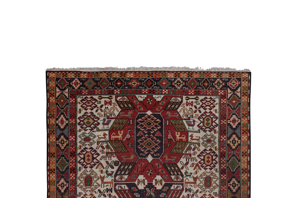 Vintage Sumak Kilim 123 x 193 cm