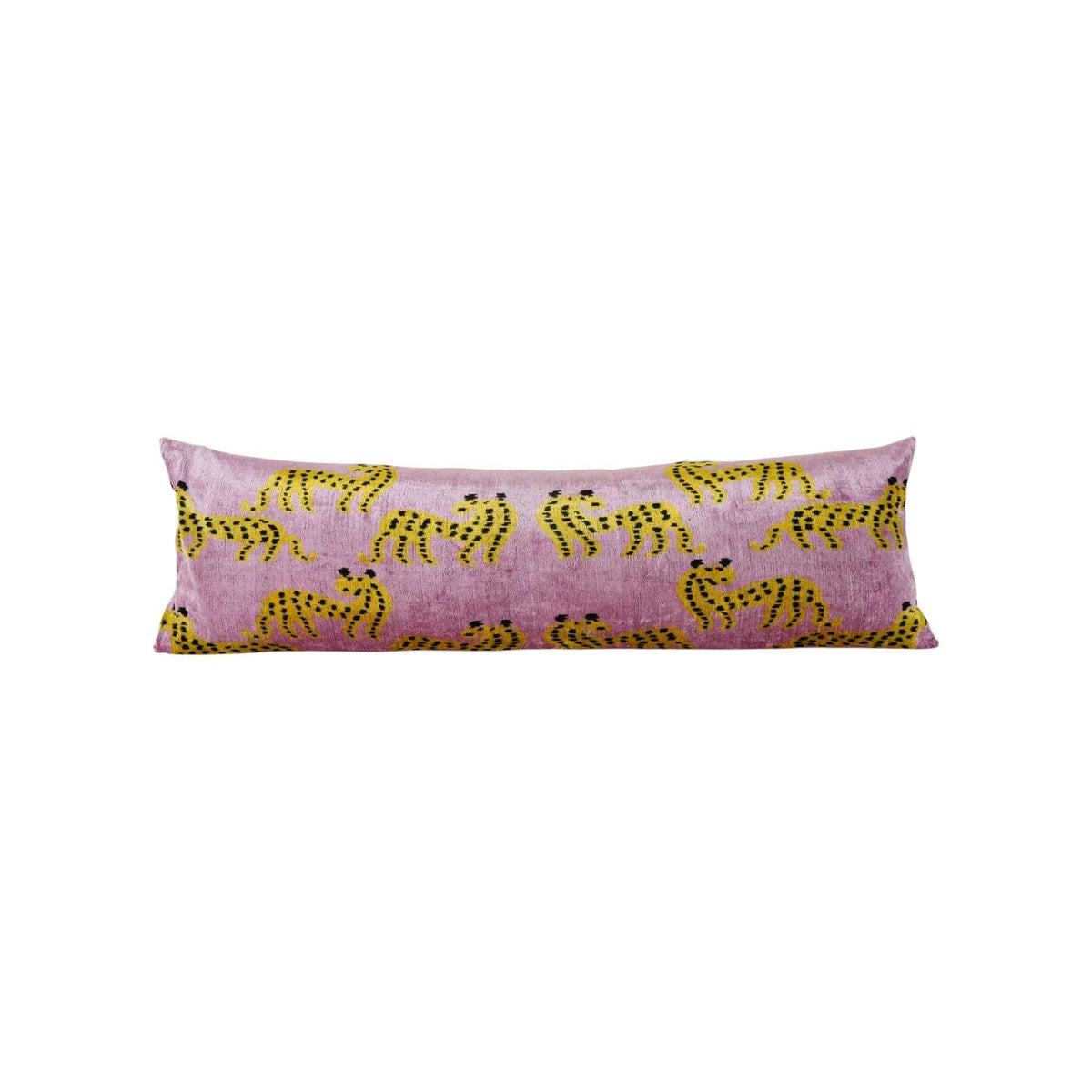 İpek Ikat Kadife Kırlent Kılıfı 40 x 120 cm
