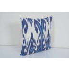 İpek Ikat Kadife Kırlent Kılıfı 35 x 35 cm