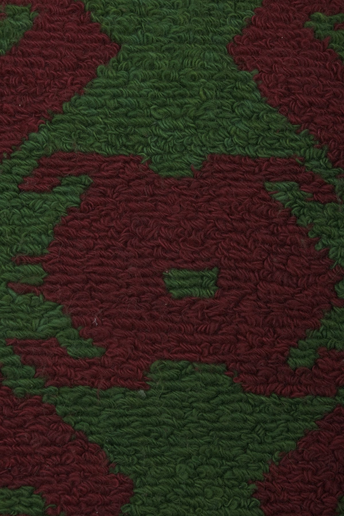 Vintage Türk Damalı Tulu Halı 121 x 156 cm
