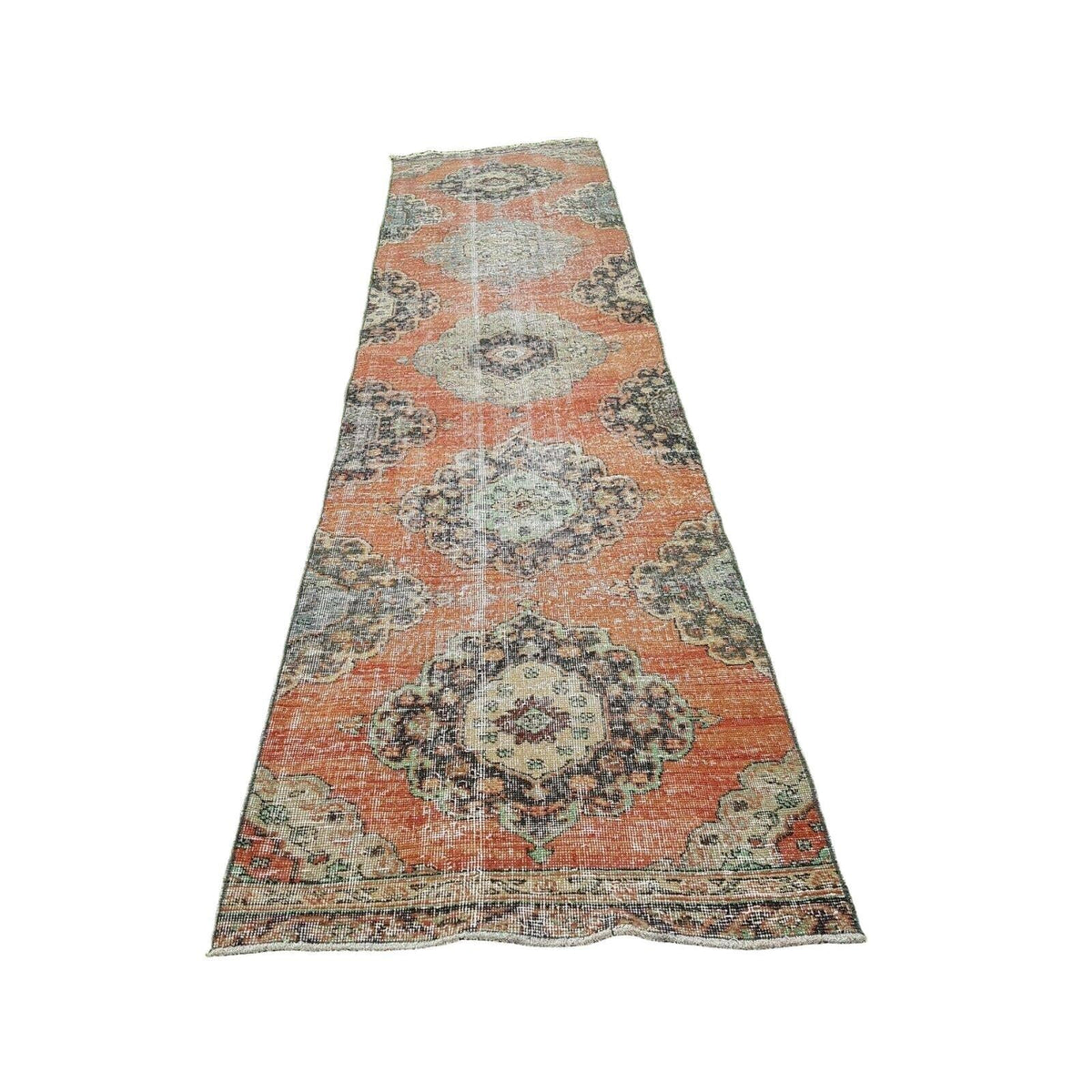 Vintage Türk Halı Yolluk 89 x 391 cm