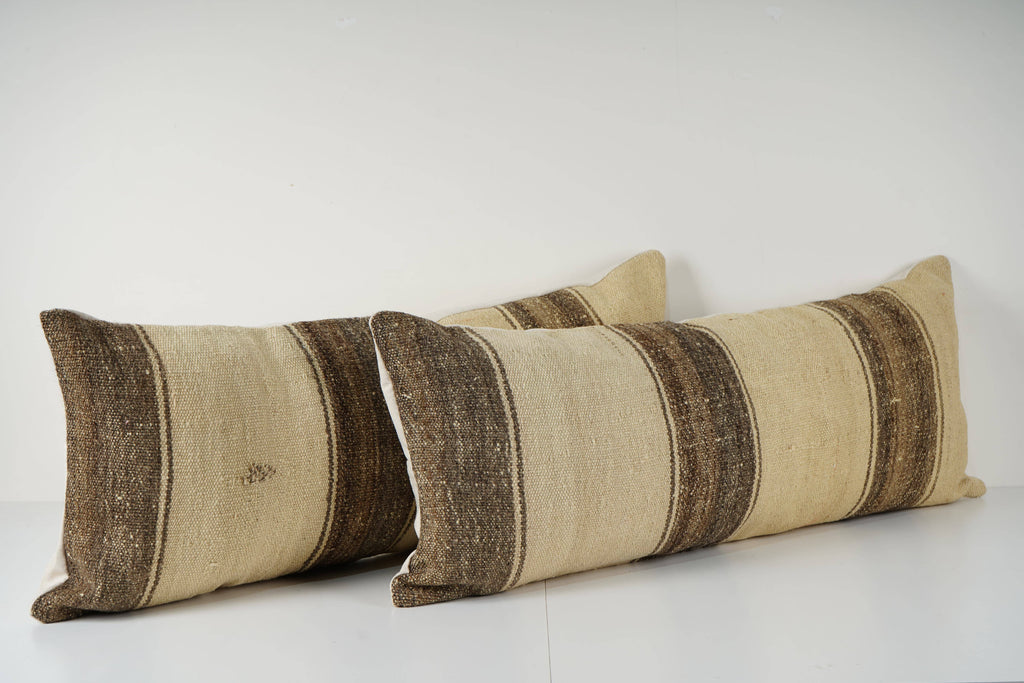 Kilim Kırlent Kılıfı 2'li Set 40 x 100 cm