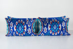 İpek Ikat Kadife Kırlent Kılıfı 40 x 120 cm