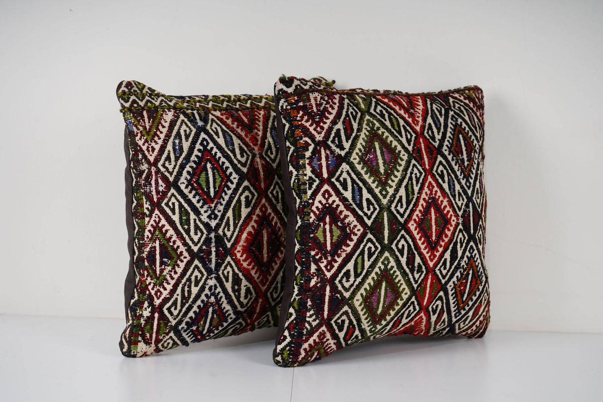 Kilim Kırlent Kılıfı 2'li Set 40 x 40 cm