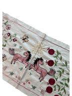 Buhara At Desenli İşlemeli Suzani 50 x 142 cm