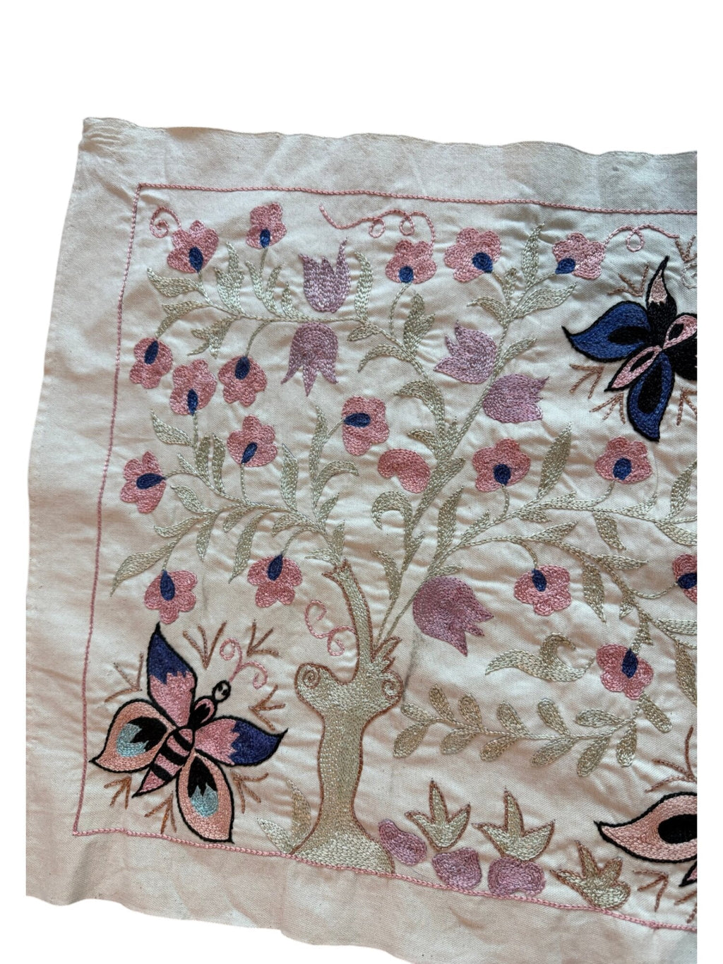 Taşkent At Figürlü İşlemeli Suzani Yolluk 50 x 137 cm