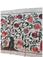 Buhara At Figürlü El İşlemesi Suzani Duvar Örtüsü 50 x 140 cm